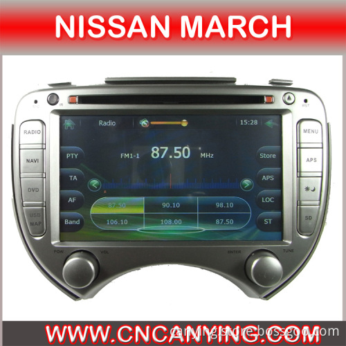Special Car DVD Player for Nissan March with GPS, Bluetooth. (CY-1915)